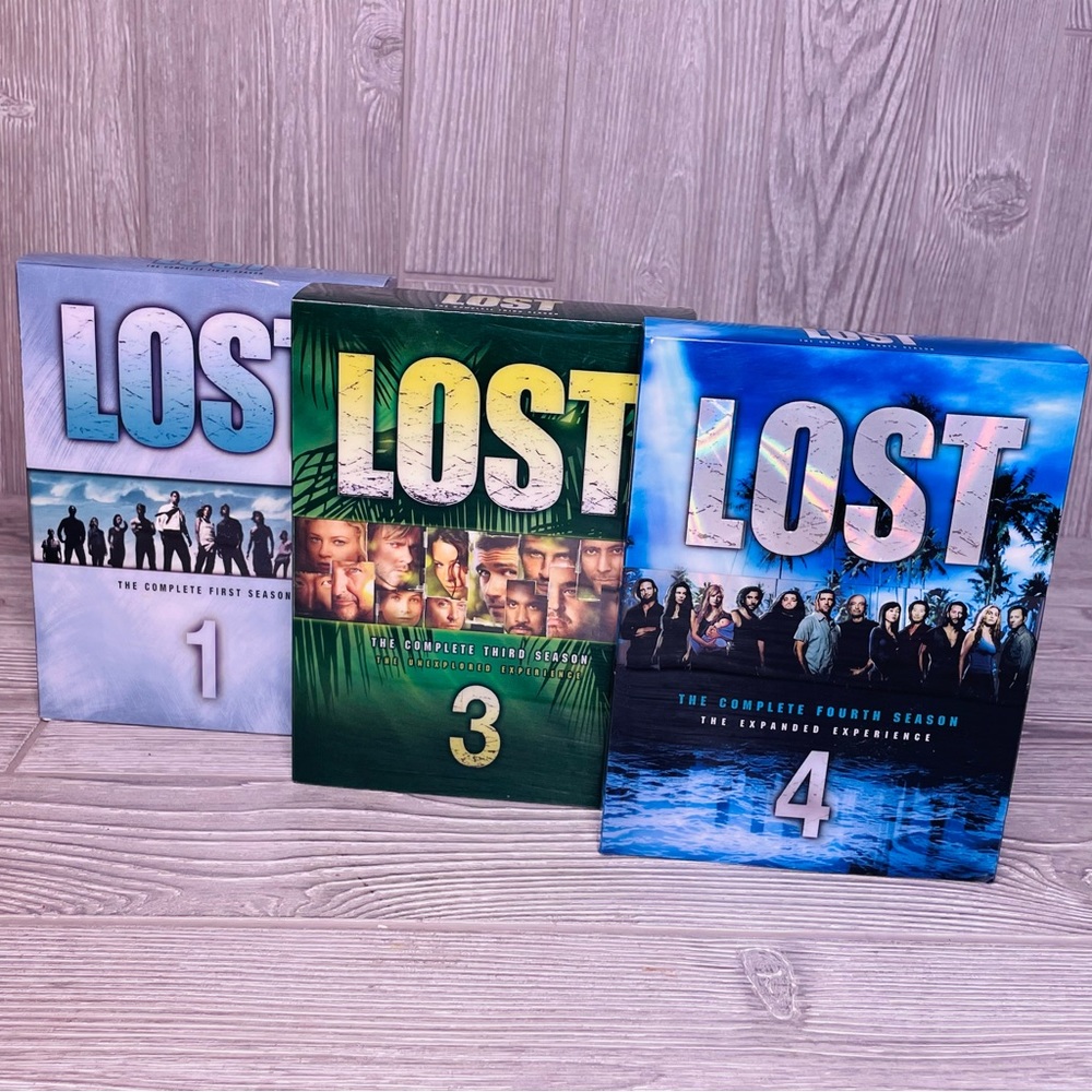 Lost complete seasons 1 , 3 and 4 dvd pack television show